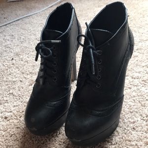 Bcbg Black bootie heels